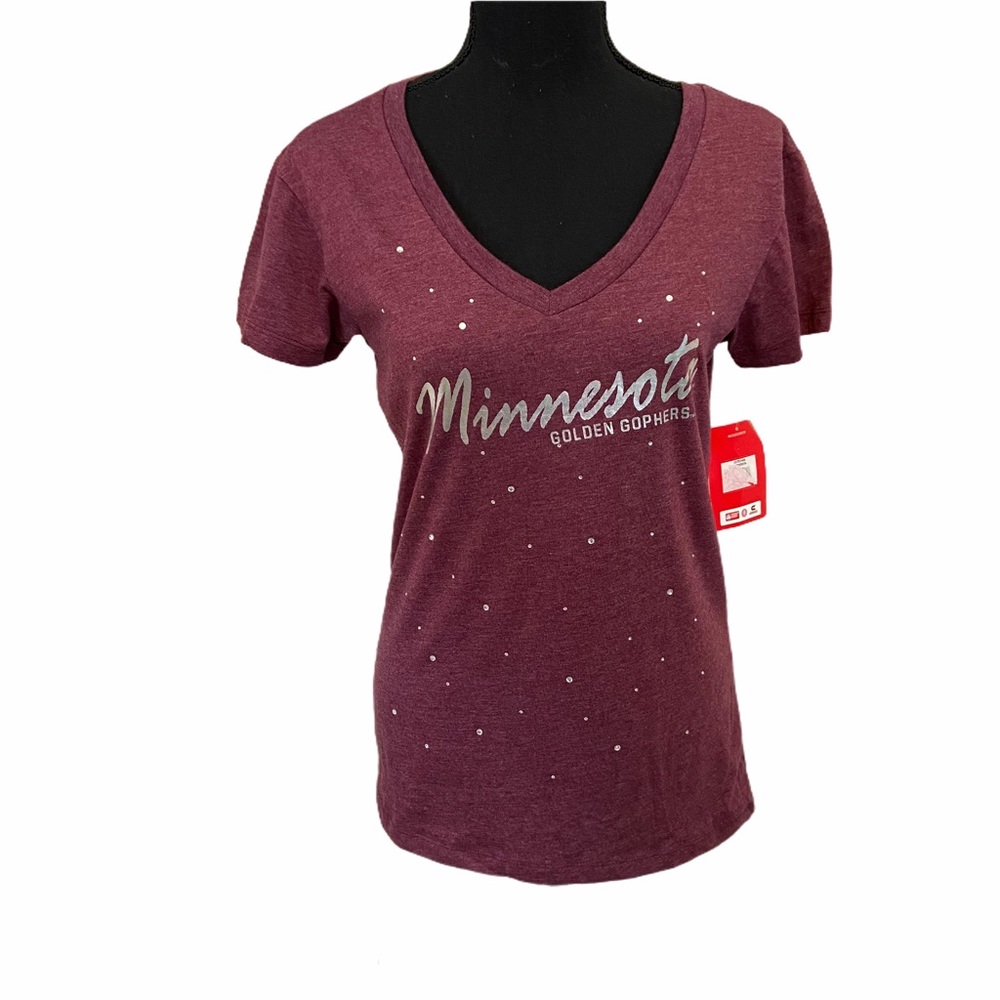 NWT Colosseum Minnesota Gophers Rhinestone Tee